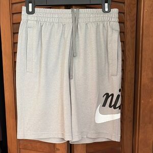 Nike SB Dri Fit Gray Athletic Shorts with Elastic Waistband